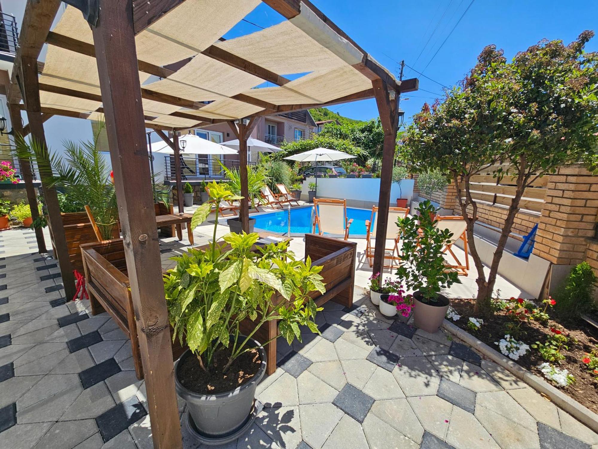 Villa Pegasus Pestani Ohrid Esterno foto
